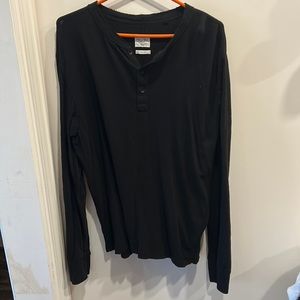 XL rag & bone Black Henley
